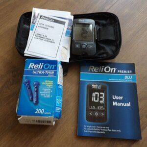 ReliOn Premier BLU Blood Glucose Monitoring System